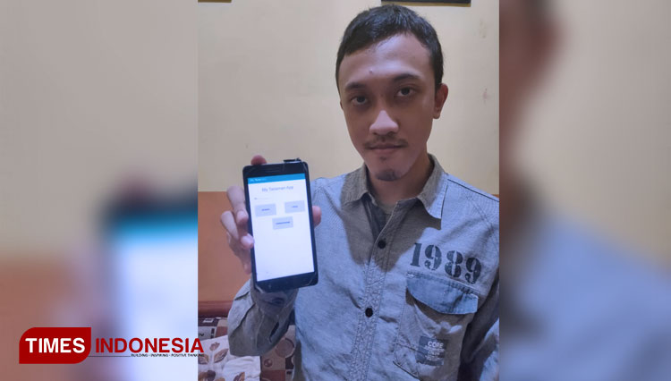 Tampilang Aplikasi my tanaman rancangan mahasiswa ITS (FOTO: ITS for TIMES Indonesia)