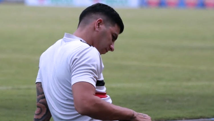 Brian Ferreira saat masih menjadi bagian Madura United. (FOTO: Instagram Brian Ferreira)
