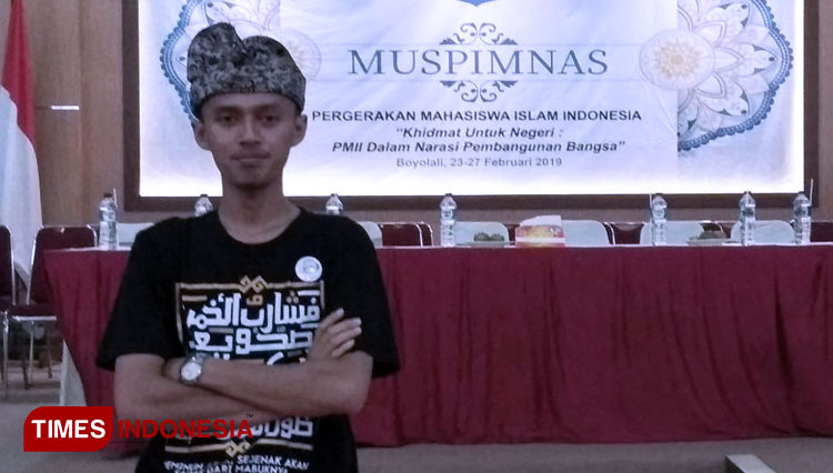 Muhammad Najihul Huda, Ketua 2 PC. PMII Jombang (Foto : M. Najihul Huda For TIMES Indonesia)
