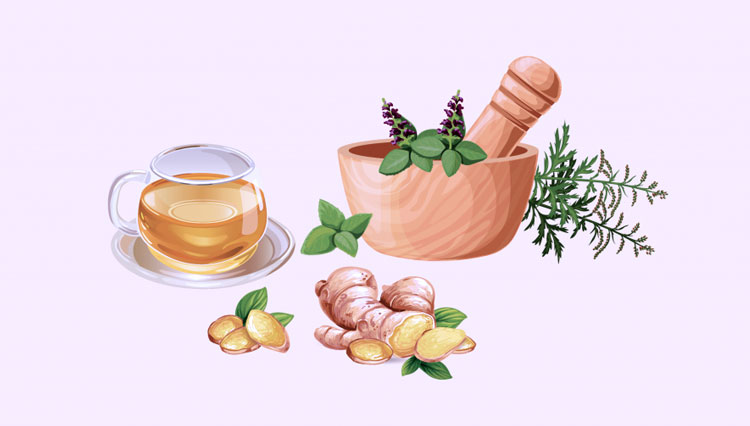 Ilustrasi minum jamu. (Foto: janethes.com)