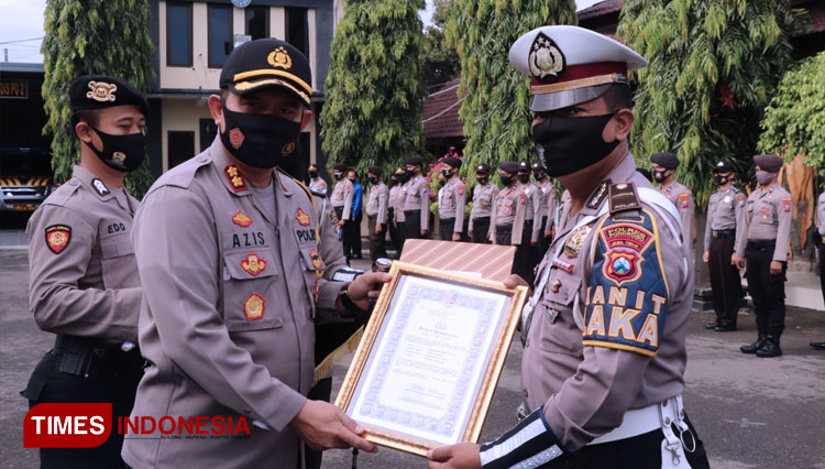 Polres Ponorogo Gelar Apel dalam Rangka Hari Lalu Lintas ke-65