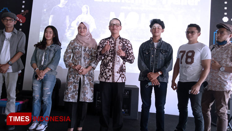 Suasana peluncuran trailer film Mohan di Dapoer Sasak, Kota Mataram, Rabu (23/9/2020). (Foto: Anugrah Dany/TIMES Indonesia)