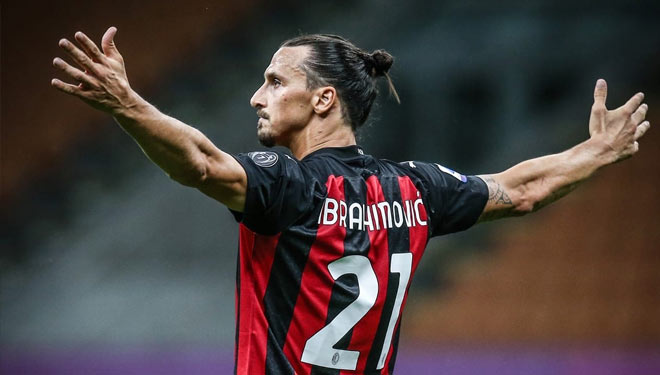 Penyerang AC Milan, Zlatan Ibrahimovic terkonfirmasi Positif terinfeksi Covid-19 pada Kamis (24/9). (Foto: twitter Zlatan Ibrahimovic) 
