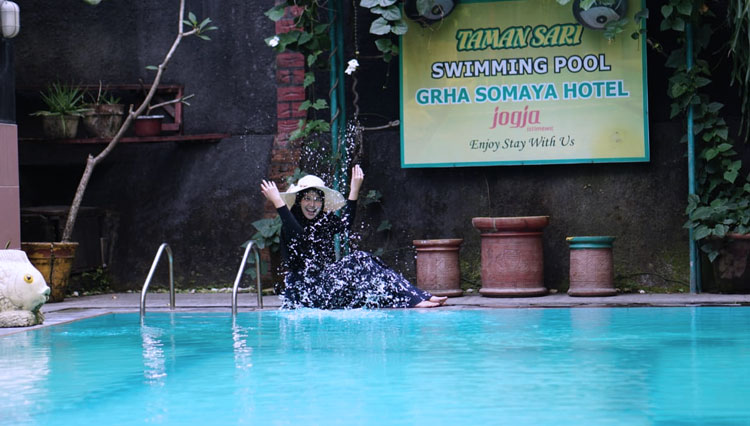 A nice swimming pool as one of facilities at Grha Somaya Hotel Jogja. (PHOTO: Hotel Grha Somaya for TIMES Indonesia)