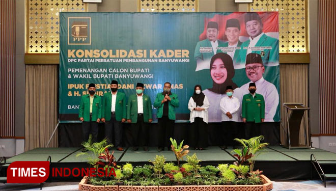 Konsolidasi PPP untuk pemenangan Ipuk-Sugirah di Pilkada Banyuwangi 2020. (FOTO: Agung Sedana/ TIMES Indonesia)