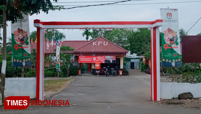 KPU Kabupaten Musirawas, (Foto: Ali Akbar Saukani/TIMES Indonesia)