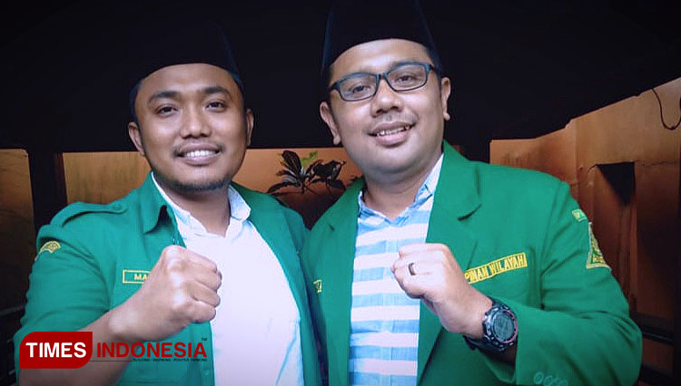 Mahbub Junaidi (kiri) dan H.Ikhwan Arif (kanan) (Foto: Rizki Alfian/TIMES Indonesia)