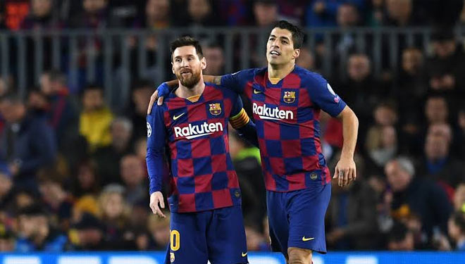 Saat Suarez dan Messi masih satu tim di Barcelona. (FOTO: FC Barcelona)