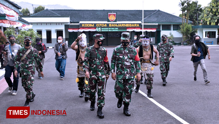 Tim Wasev Kodam IV/Diponegoro kunjungi Kodim 0704/Banjarnegara Jawa Tengah (FOTO : Pendim BNA for TIMES)