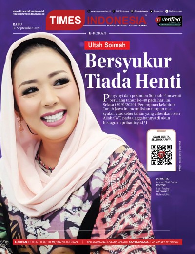 Edisi Rabu, 30 September 2020: E-Koran, Bacaan Positif Masyarakat 5.0 