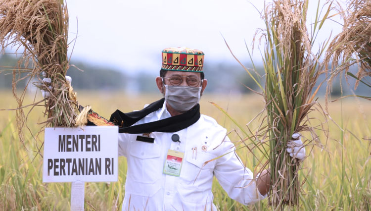 Mentan RI Syahrul Yasin Limpo di Aceh Besar. (Foto: Kementan RI)