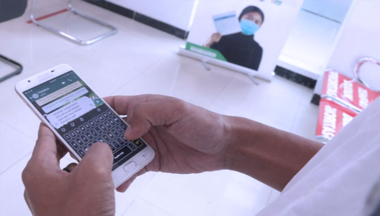Masyarakat dapat mengakses pelayanan BPJS Kesehatan melalui kanal Pandawa di masa pandemi Covid-19. (FOTO: AJP TIMES Indonesia)