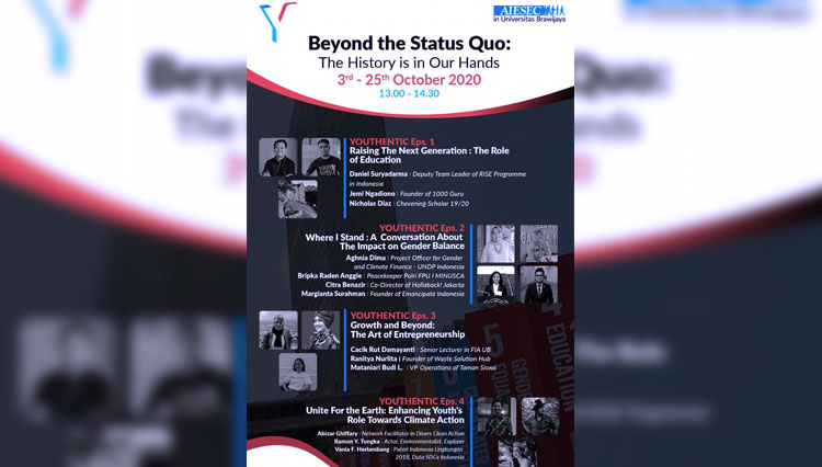 Poster AIESEC UB. (Foto: AIESEC UB)