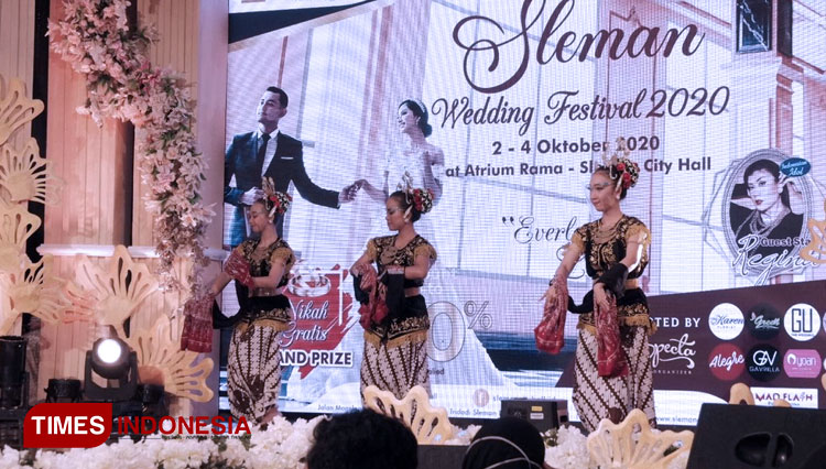 Sleman Wedding Festival, wujud nyata Sleman City Hall terapkan protokol kesehatan dalam pernikahan. (Hendro S.B/TIMES Indonesia)