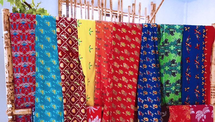 Batik Tubo, salah satu batik di Maluku Utara. (Foto: Itjeher.com)