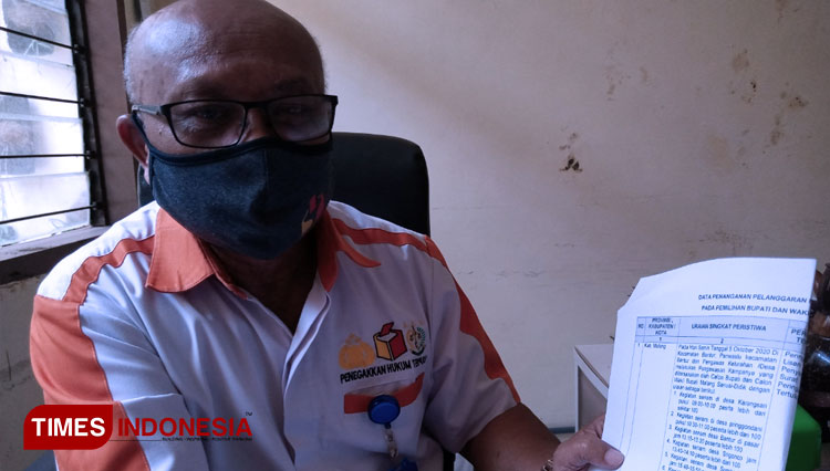 Komisioner Bawaslu Kabupaten Malang, George Da Silva. (FOTO: Binar Gumilang/TIMES Indonesia)