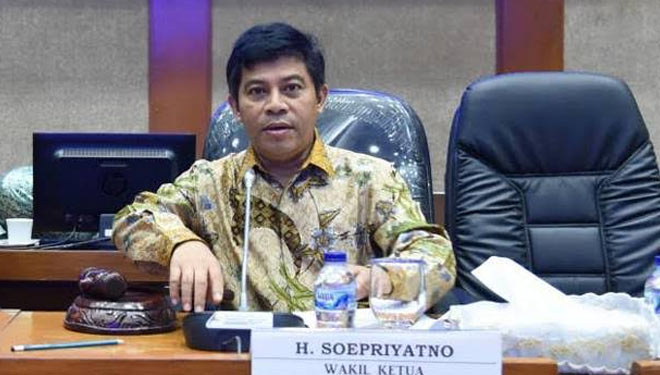 Anggota Fraksi Gerindra di DPR RI sekaligus Ketua DPD Gerindra Jawa Timur, Soepriyatno. (Foto: Sindonews.com) 
