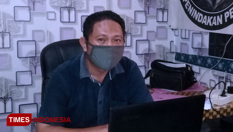 Divisi Hukum Penindakan Pelanggaran dan Penyelesaian Sengketa Bawaslu Kabupaten Sumba Timur NTT Denny Harakai(FOTO:Habibudin/TIMES Indonesia)
