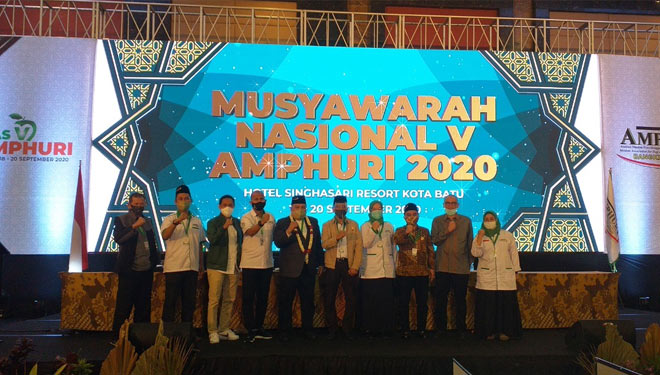Musyawarah Nasional (Munas) V AMPHURI di Hotel Singhasari, Kota Batu pada 18-20 September 2020.(Dok.AMPHURI Jatim) 