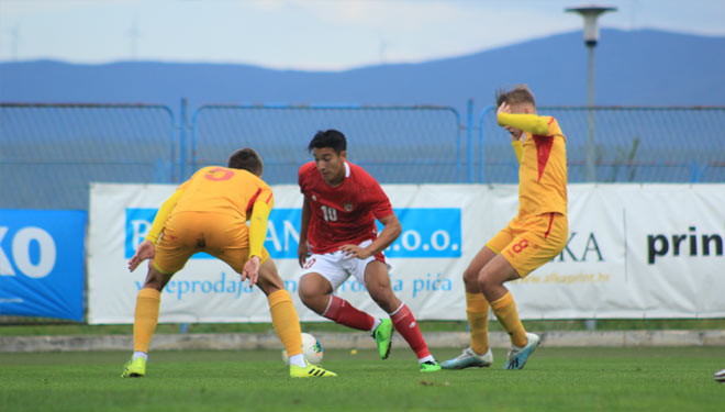 Para pemain Garuda muda saat menjalani rangkaian pertandingan uji coba di Kroasia (foto: Presrom PSSI)