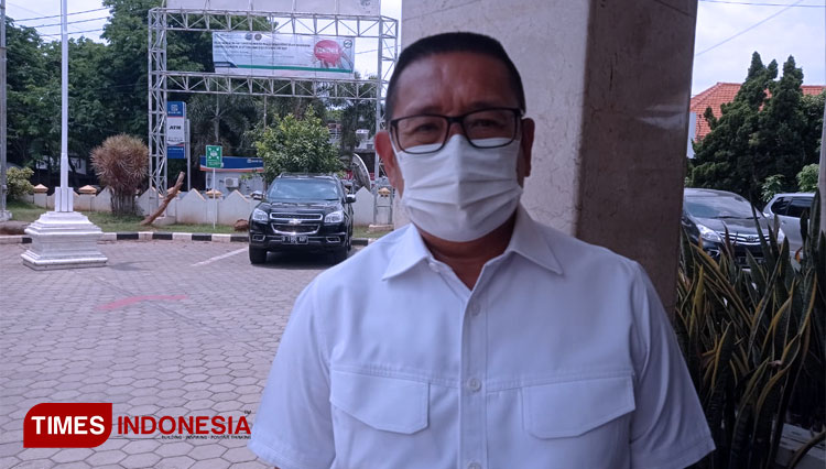 Wihadi Wiyanto saat Berkunjung Di Daerah Pilihan Kabupaten Tuban -Bojonegoro,Jawa Timur  (12/10/2020). (FOTO: Ahmad Istihar/TIMES Indonesia)