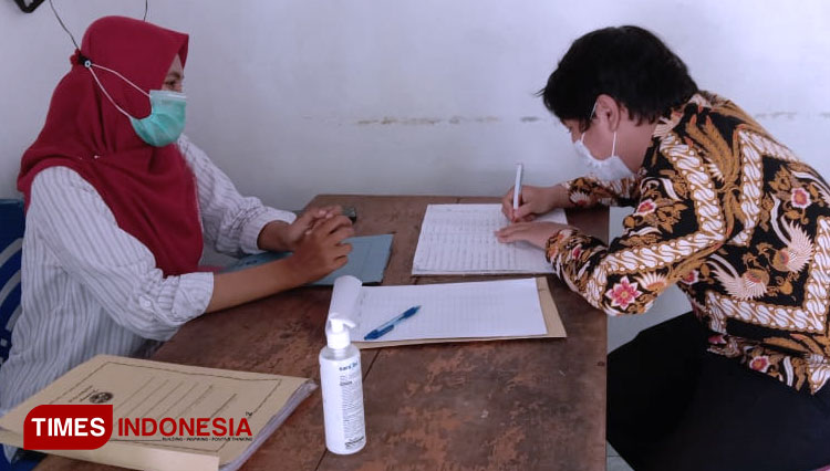 Pendaftaran pengawas TPS oleh Bawaslu Gresik (Foto: Akmal/TIMES Indonesia)