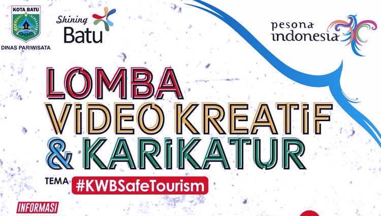 Ikuti Lomba Video Kreatif dan Karikatur bertemakan #KWBSafeTourism. (foto: Disparta for TIMES Indonesia)
