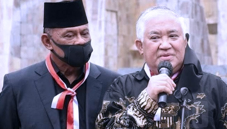 Din Syamsuddin dan Gatot Nurmantyo penggagas Koalisi Aksi Menyelamatkan Indonesia (KAMI). (FOTO: SuaraIslam)