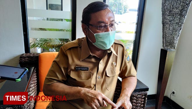 Kepala Dinas Kesehatan (Kadinkes) Kota Cirebon dr Eddy Sugiarto. (Foto: Ayu Lestari/ TIMES Indonesia) 