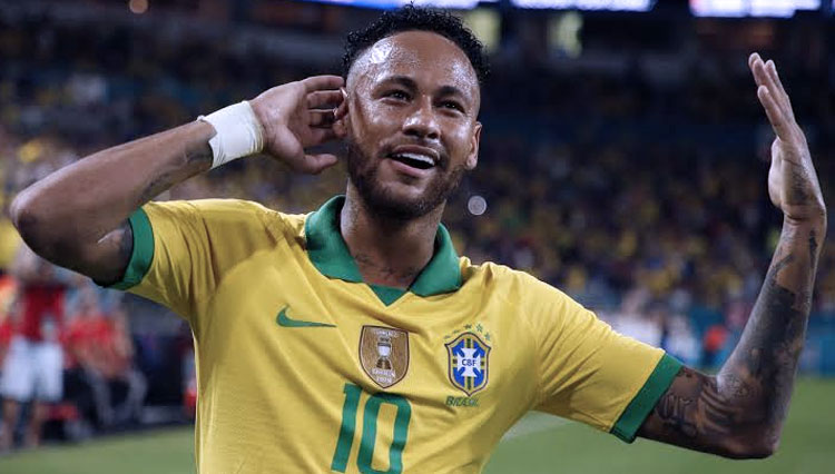 Neymar bawa kemenangan untuk Brasil (FOTO: Goal.com)