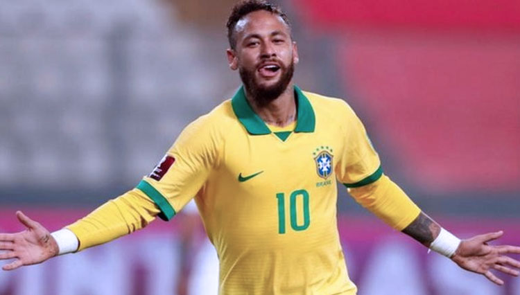 Neymar, 28, telah mencetak golnya dalam 104 penampilan internasional, sementara Pele bermain 92 kali untuk negaranya. (FOTO: BBC/Getty Images)