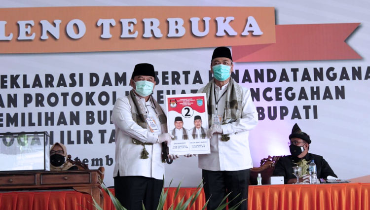 Pasangan calon Ilyas- Endang dalam Pikada Kabupaten Ogan Ilir Provinsi Sumatera Selatan (foto: Dokumen/Timses Ilyas- Endang)