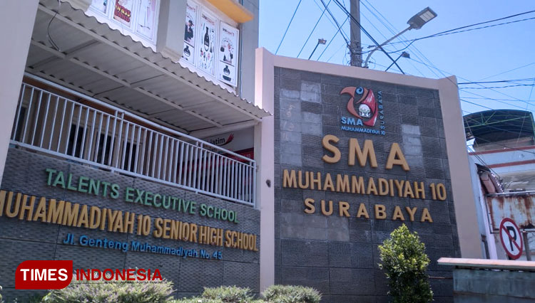 SMA Muhammadiyah 10 Surabaya (SMAM 10 Surabaya) (Foto: Khusnul Hasana/TIMES Indonesia)