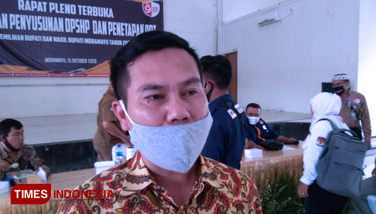 Ketua KPU Kabupaten Indramayu, Ahmad Toni Fatoni. (Foto: Muhamad Jupri/TIMES Indonesia)