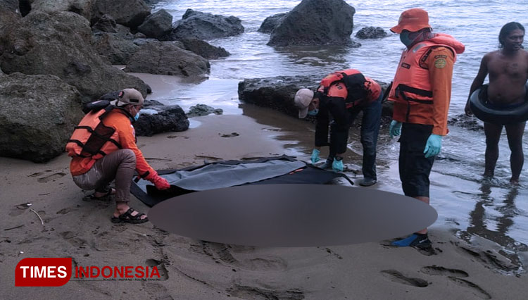 Korban Tenggelam di Pantai Selatan Banyuwangi Ditemukan Meninggal Dunia