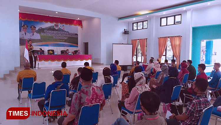  Dinas Pariwisata Kota Pagaralam bekerjasama dengan HPI Sumsel dan HPI Pagaralam gelar pelatihan bagi pemandu wisata (FOTO: Asnadi/ TIMES Indonesia) 
