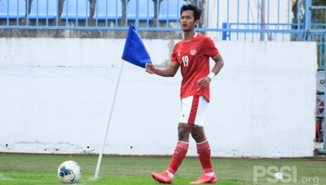 Gelandang Timnas Indonesia U-19, Mohammad Kanu Helmiawan saat mengikuti kegiatan Training Center (TC) di Kroasia (foto: Dokumen/PSSI)