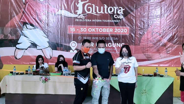 Turnamen bulutangkis PB Glutera Indonesia. (Foto: Glutera Indonesia)