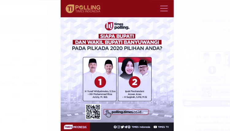 Polling TIMES Indonesia. (Foto: Dokumentasi TIMES Indonesia)