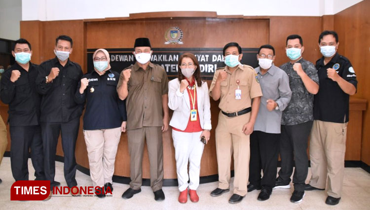 Rapat Dengar Pendapat Raperda P4GN bersama DPRD Kabupaten Kediri. (FOTO: AJP TIMES Indonesia)