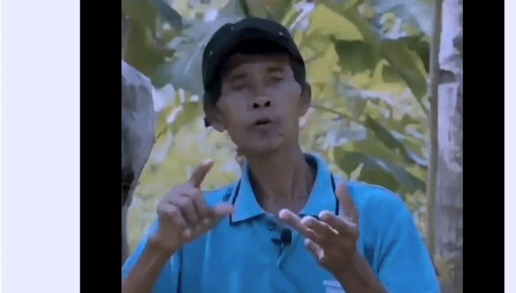 Mbah Lasiyo (Foto: Tangkap Layar Twitter)