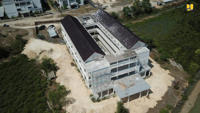 Ilustrasi pembangunan dan rehabilitasi fasilitas pendidikan 4 Politeknik di Jawa Timur (FOTO: Biro Komunikasi Publik Kementerian PUPR RI)