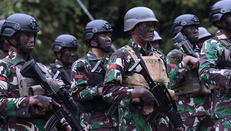 TNI di Papua. (Foto: Puspen TNI)
