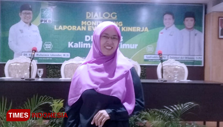 Iin Fridayanti, Alumni Fakultas Hukum Jurusan Ilmu Hukum angkatan 1999 Unisma Malang. (FOTO: AJP TIMES Indonesia)