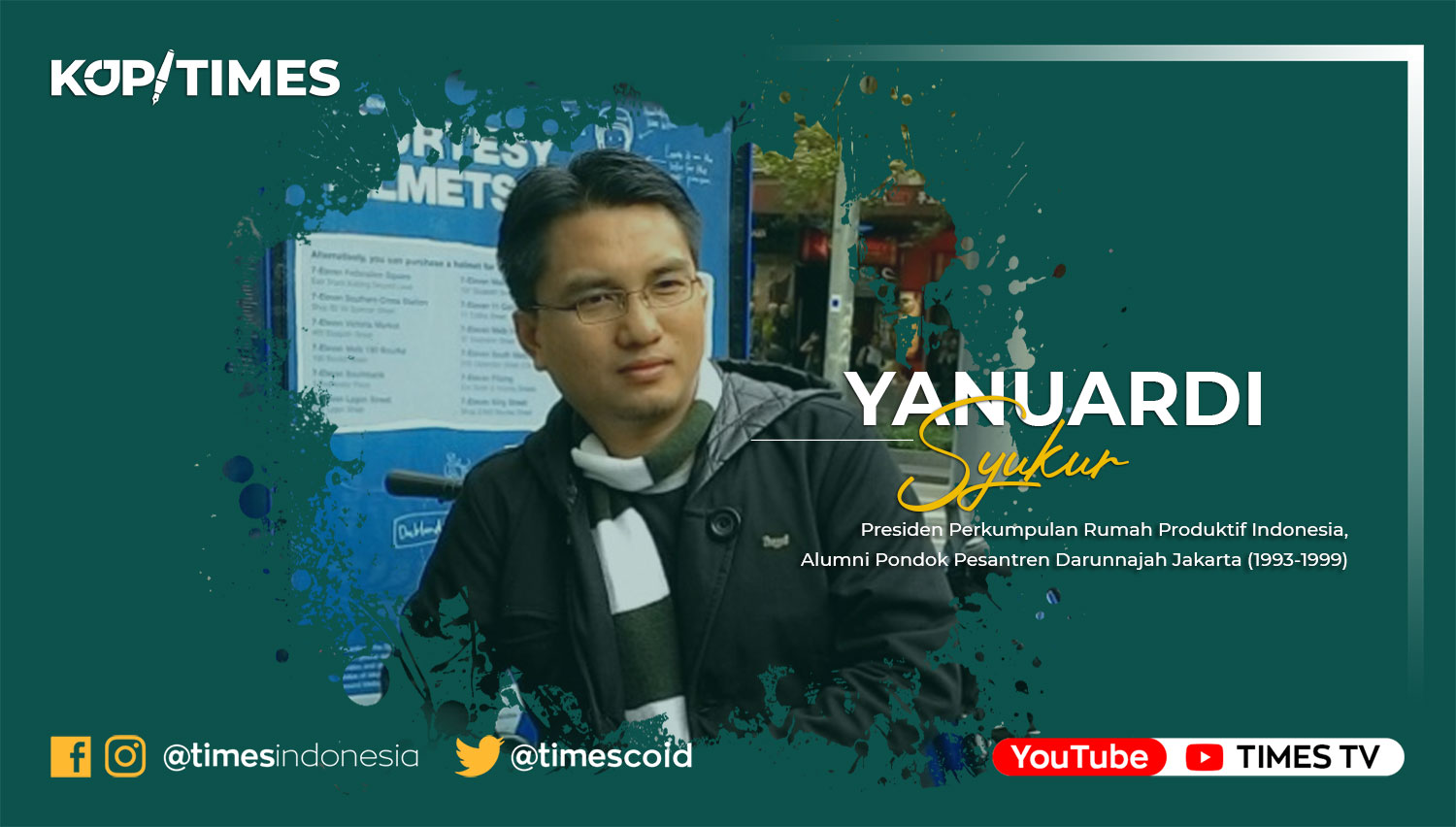 Yanuardi Syukur, Pengajar Antropologi Universitas Khairun, Ternate; Direktur Center for Islamic and Global Studies (CIGS).