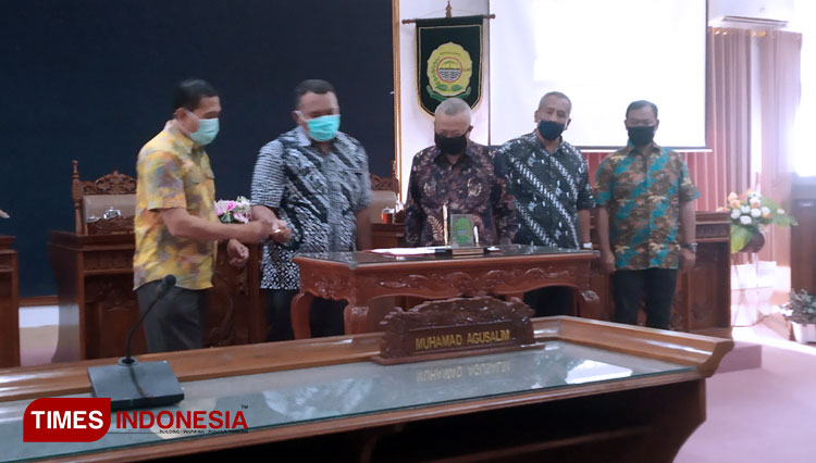 Suasana sidang paripurna DPRD Bantul (Foto : Totok Hidayat/TIMES Indonesia)