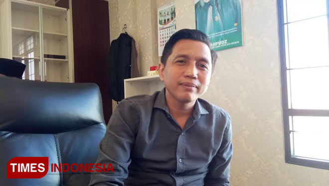 Wakil Ketua Fraksi PKB DPRD Surabaya, Mahfudz. (Foto: Khusnul Hasana/TIMES Indonesia)