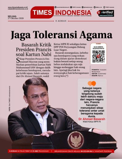 Edisi Selasa, 27 Oktober 2020: E-Koran, Bacaan Positif Masyarakat 5.0 