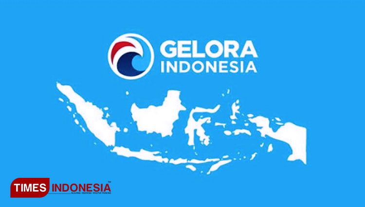Logo Partai Gelombang Rakyat (Gelora) Indonesia. (Grafis: Gelora for Times Indonesia)