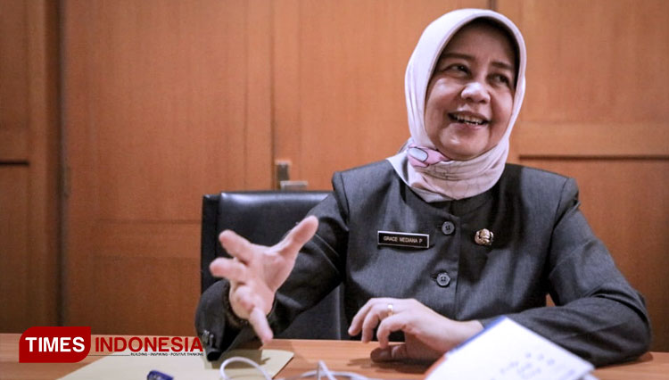 Kepala Dinkes Kabupaten Bandung Grace Mediana Purnami. (FOTO: Humas Pemkab for TIMES Indonesia)